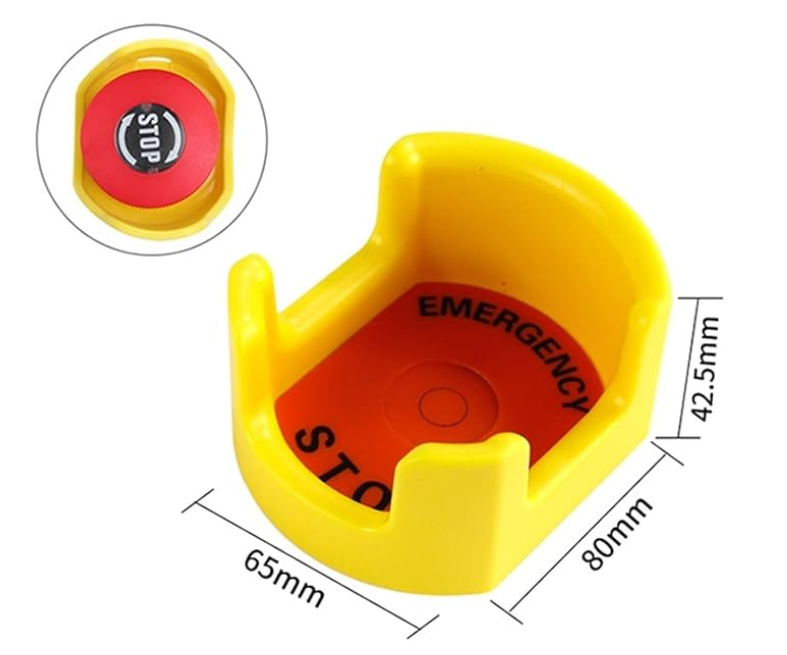 ฝาครอบป้องกันปุ่มหยุดฉุกเฉิน F22-12-22mm. Emergency Stop Protection Cover Switch