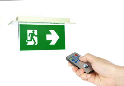 DYNO REMOTE SUPPORT ป้ายไฟ 2 หน้า SLIM รุ่น LX-S10R-2D (1345) แบบฝังฝ้า