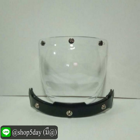 BUBBLE ชิววินเทจเปิดหน้าได้ แว่นวินเทจพร้อมก้านยก สำหรับใส่กับหมวกแนววินเทจคลาสสิค สีใส เปิดหน้าได้