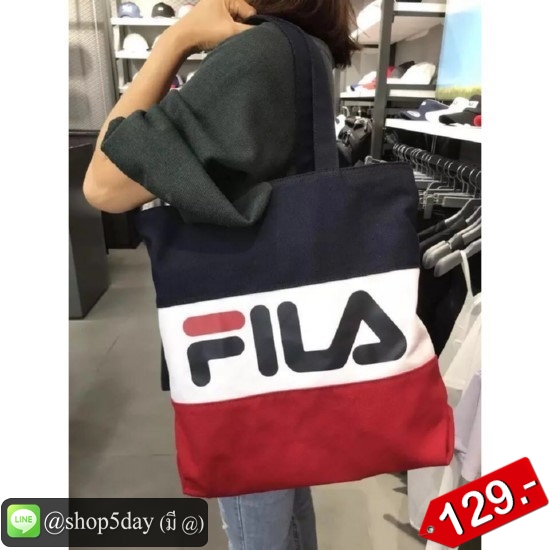 🔥กระเป๋าแฟชั่น ผ้าสะพายข้าง Fila ฟิล่า No.flla 129-C