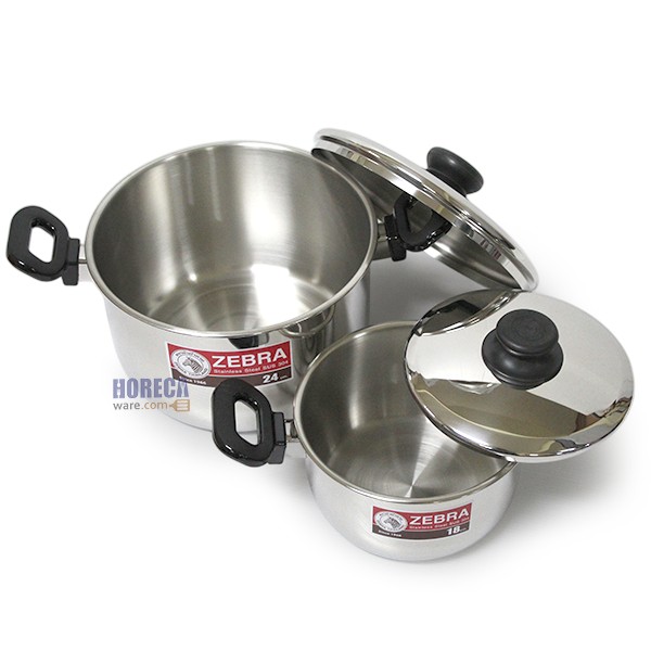 หม้อหุงต้ม Tiger 24 ซม.แถมหม้อหุงต้ม Tiger 18 ซม. หัวม้าลาย