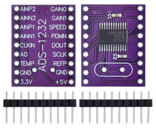 ADS1232 24-Bit A D Analog to Digital Converter Module Ultra Low Noise