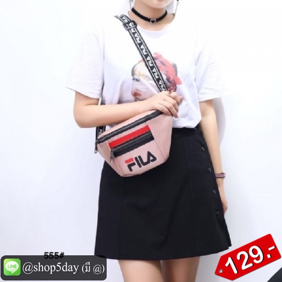 🔥กระเป๋าแฟชั่น คาดอก Fila ฟิล่า No.flla 129-G