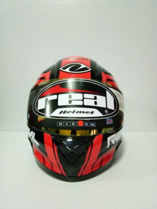 🔥หมวกกันน็อค REAL HORNET VIRAGO สีส้มดำ