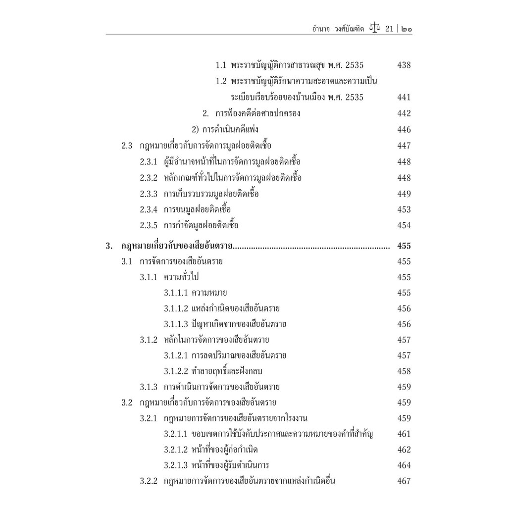 (ห่อปก)กฎหมายสิ่งแวดล้อม (ศ.ดร.อำนาจ วงศ์บัณฑิต) ปีที่พิมพ์ : กันยายน 2567 (ครั้งที่ 5)