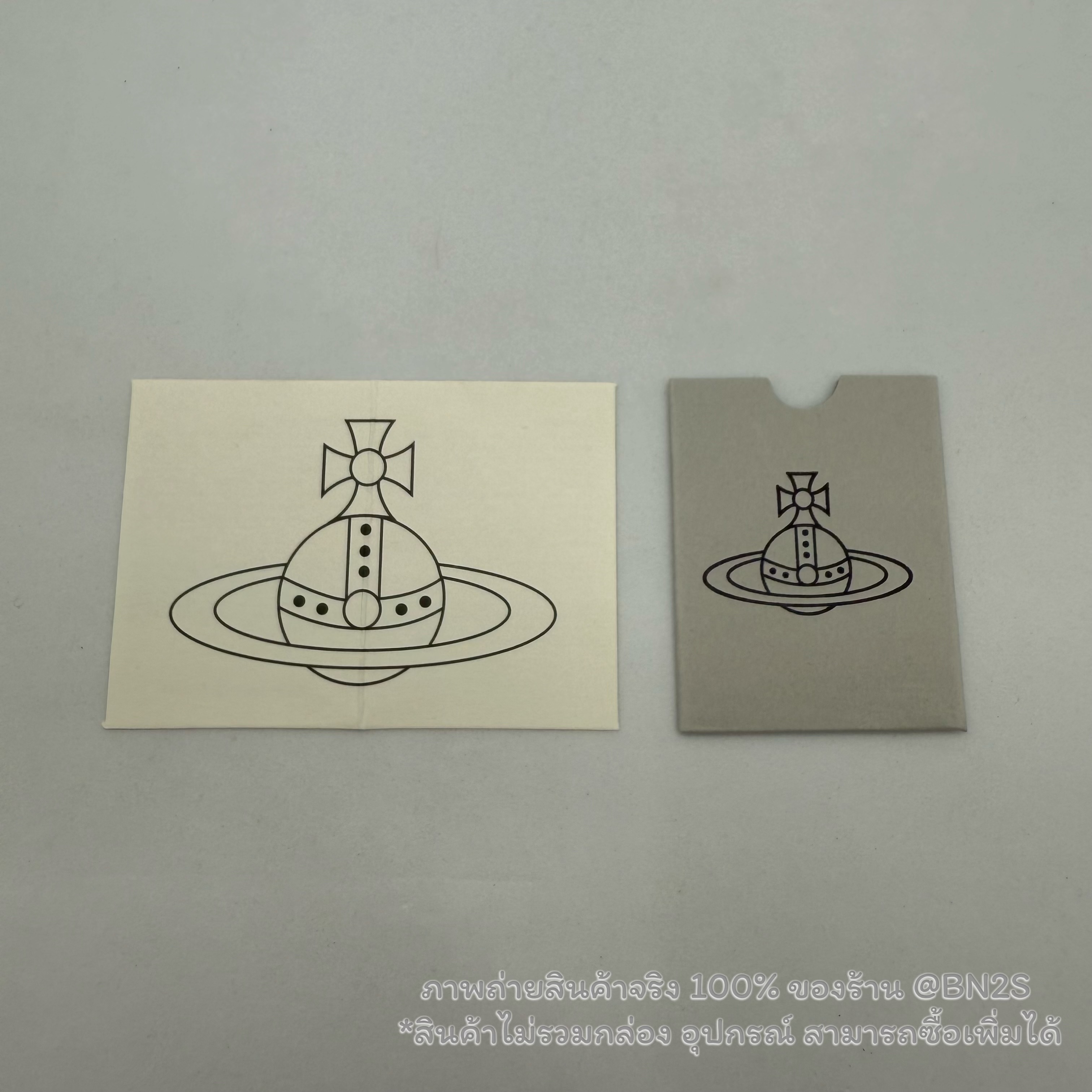 การ์ดกระดาษเเข็ง Vivienne Westwood 1 ชุด 2 ชิ้น การ์ดและซอง