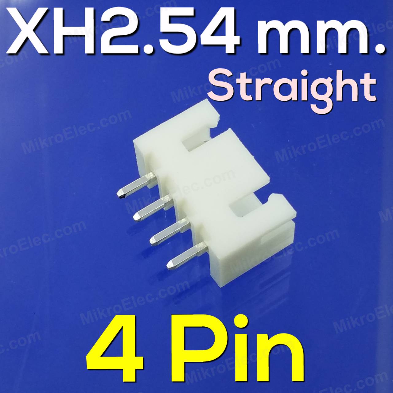 JST XH2.54 ขาตรง 4ขา connector 4Pin Pitch 2.5mm straight Terminal Male Plug socket PCB ขั้วต่อคอนเน็กเตอร์ ตัวผู้