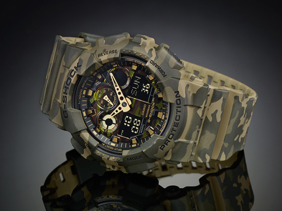 Casio G-Shock ชาย GA-100CM-5ADR
