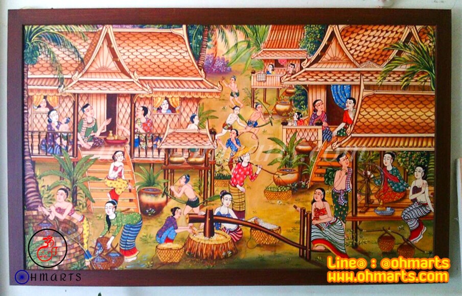 ภาพวาดวิถีไทย I0005