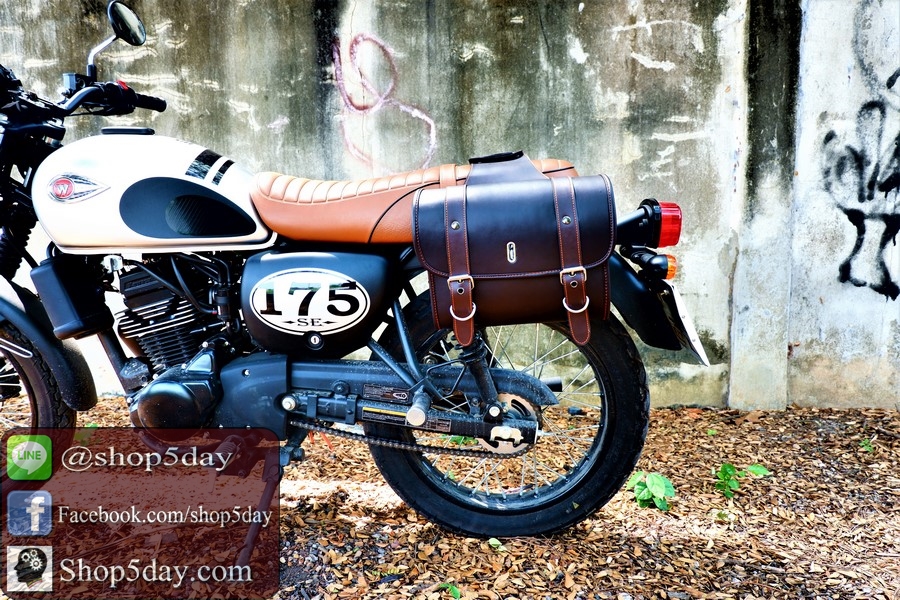 🔥กระเป๋าข้างมอไซค์ วินเทจ คลาสสิค