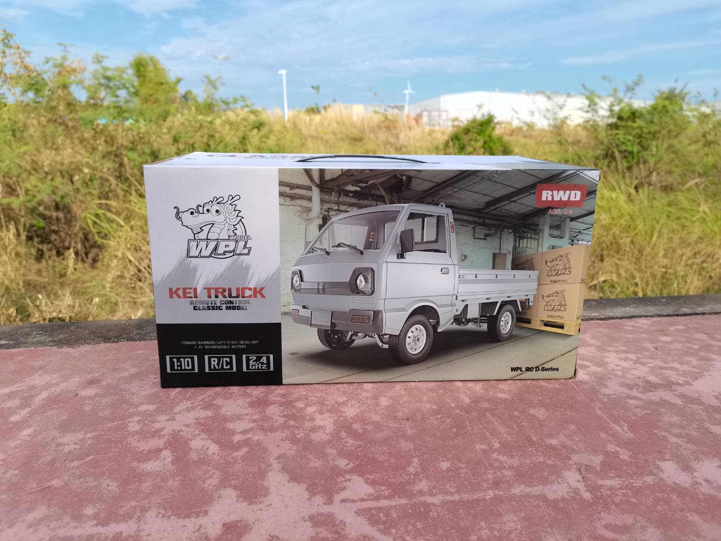 รถบังคับกระป๊อ Suzuki Carry RWD Drift Truck WPL D12 Crawler สินค้างานสเกลเหมือนจริง ชุดพร้อมเล่น