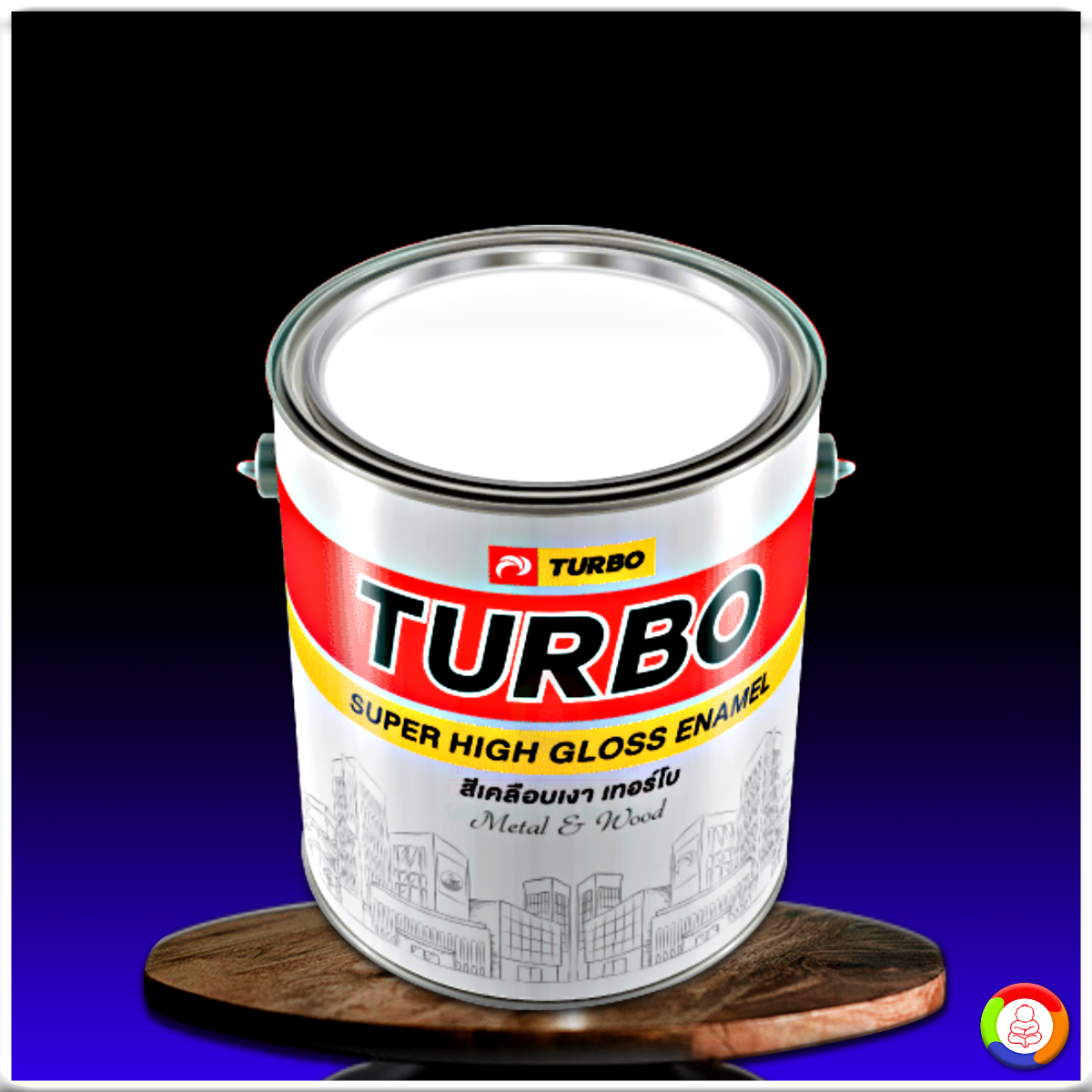 Turbo Super High Gloss Enamel สีเคลือบเงา เทอร์โบ
