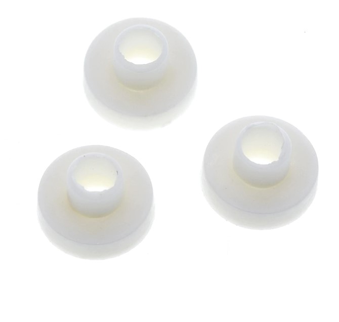 แหวนรองพลาสติก TO-220 Transistor Plastic Washer Insulation Washer Bushing Transistor Disc Circle Particle Ring For M3 Screws