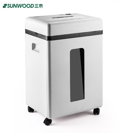 เครื่องทำลายเอกสารเครื่องย่อยเอกสารยี่ห้อSUNWOOD รุ่น SD9235 ทำลายเอกสารครั้งละ 8 แผ่น ถังบรรจุ 20 L