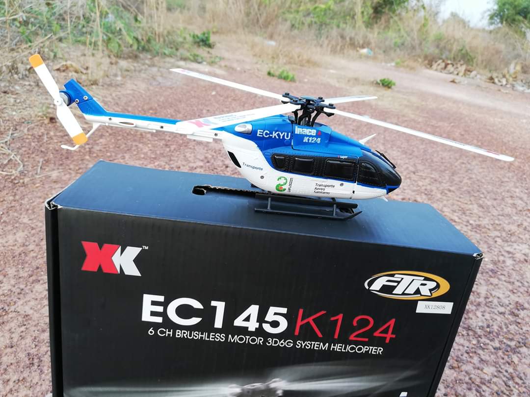 เฮลิคอปเตอร์ XK K124 6CH Brushless EC145 3D6G