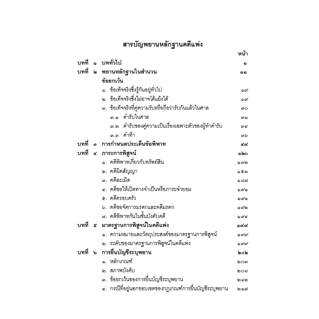 (ตำหนิ) คำอธิบาย พยานหลักฐานคดีแพ่งและคดีอาญา (ธานี สิงหนาท) / ปีที่พิมพ์ : สิงหาคม 2567(ครั้งที่ 19)