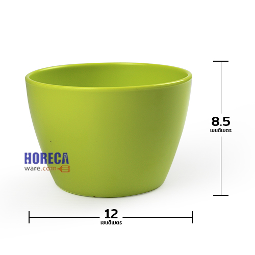 5-inch green casserole, Thai Melamine brand