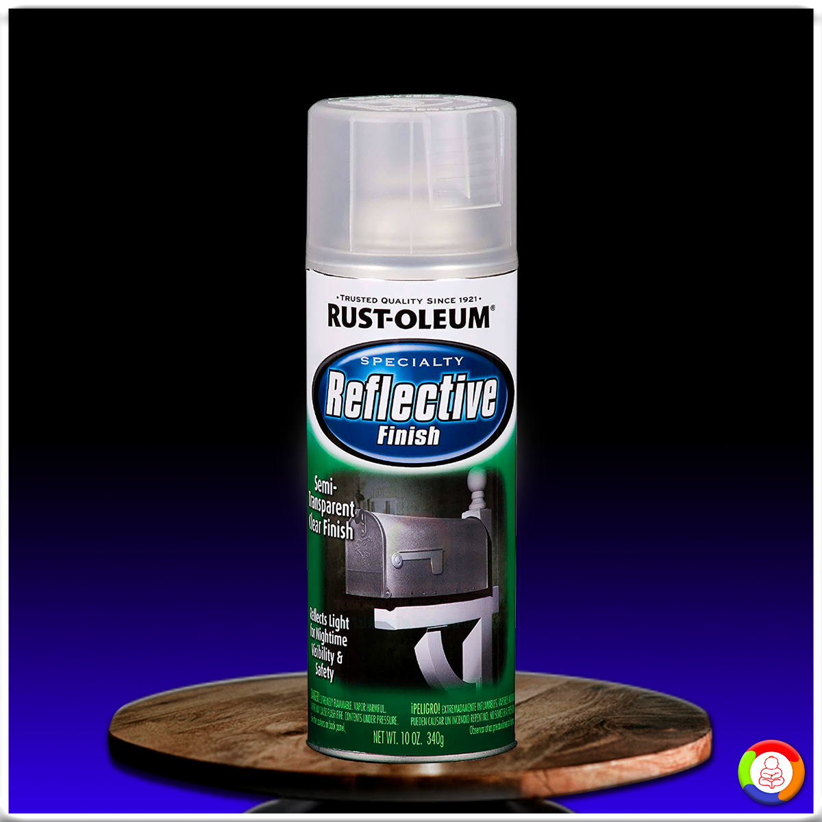 สีสะท้อนแสงสีใส Rust-Oleum Specialty Reflective Spray Clear