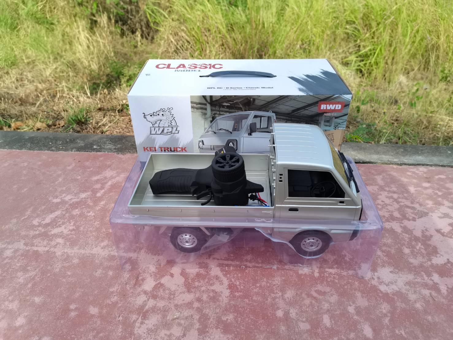 รถบังคับกระป๊อ Suzuki Carry RWD Drift Truck WPL D12 Crawler สินค้างานสเกลเหมือนจริง ชุดพร้อมเล่น