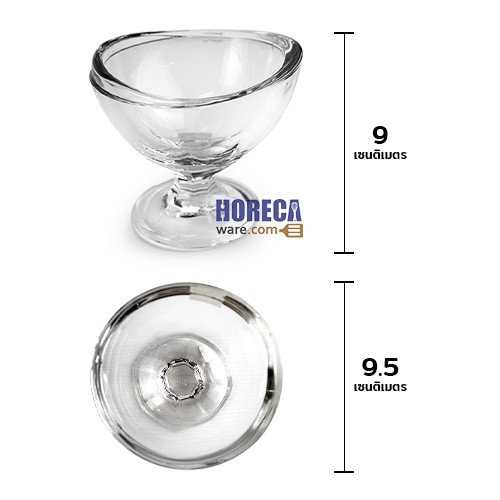 แก้วไอศครีม ดีไลท์ 1 สคูป 5 1⁄2 Oz. ตราโอเชี่ยนกลาส (ยกโหล) **งดจัดส่ง**