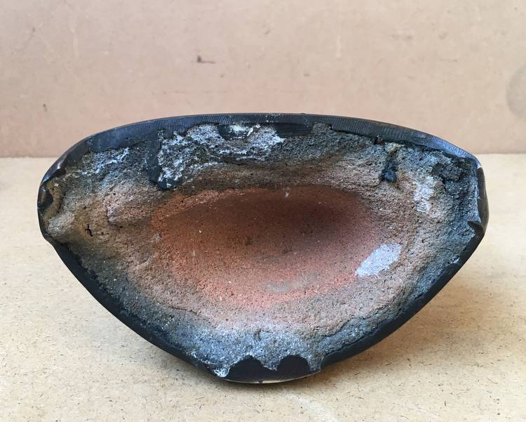 พระบูชา ล้อศิลปะสุโขทัย ฐานสามขา ขนาดหน้าตัก ๔.๕ นิ้ว สูง ๙ นิ้ว เนื้อสัมฤทธิ์ หล่อดินไทย เนื้อเก่า สวย เข้ม ขลัง