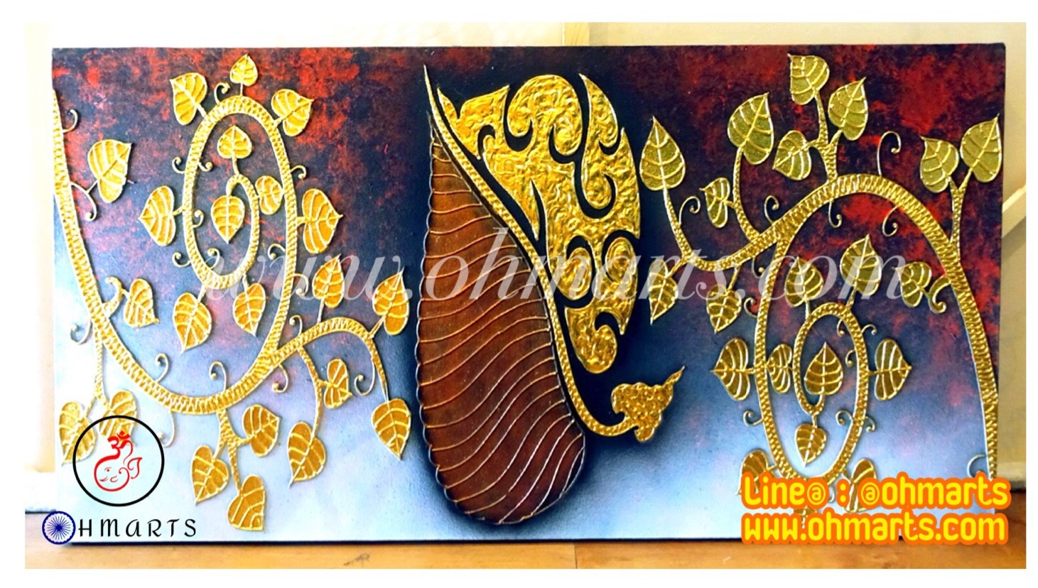 ภาพวาดต้นโพธิ์ A0080