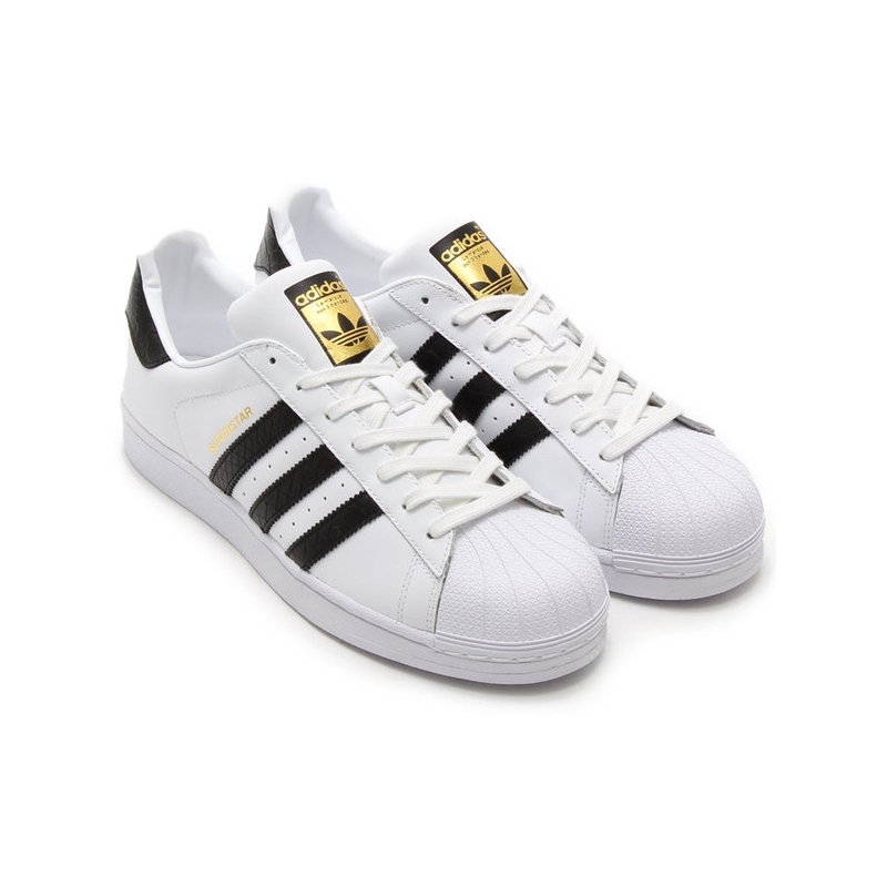 รองเท้าผ้าใบ Adidas superstar 80s vintage White - Black