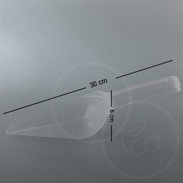 ช้อนตักน้ำแข็ง ที่ตักน้ำแข็ง Ice Scoop ที่ตักน้ำแข็งพลาสติก ที่ตักน้ำแข็งขนาดกลาง บรรจุ 1 ชิ้น