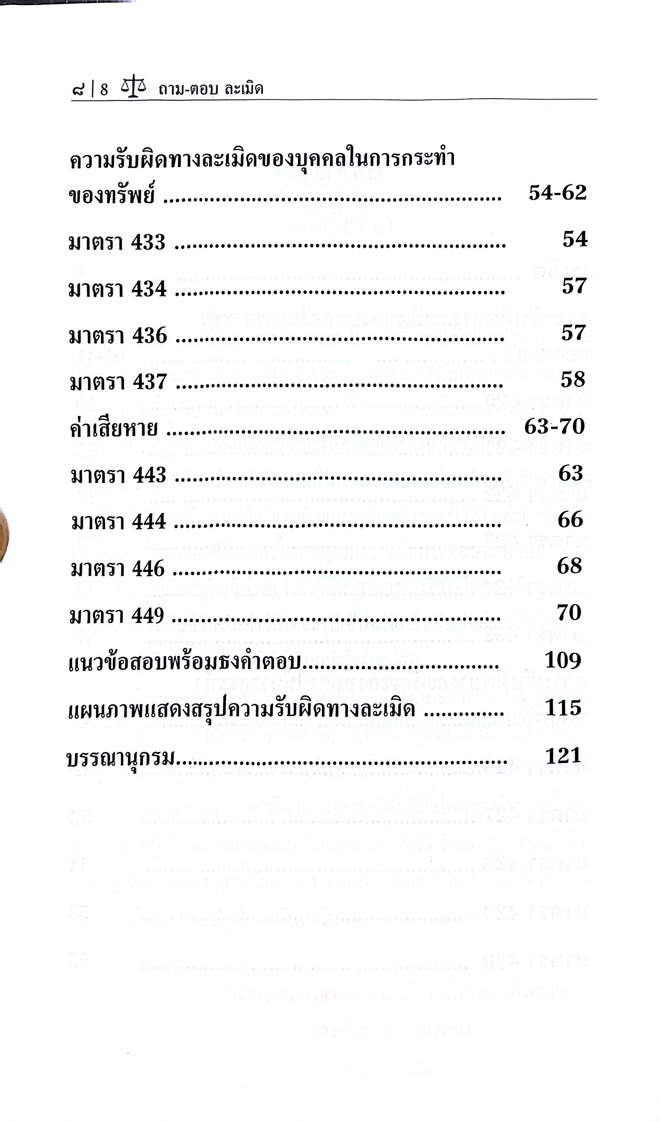 ถาม - ตอบ ละเมิด (รศ.ดร.เดือนเด่น นาคสีหราช, พรประภา จันทรุกขา)