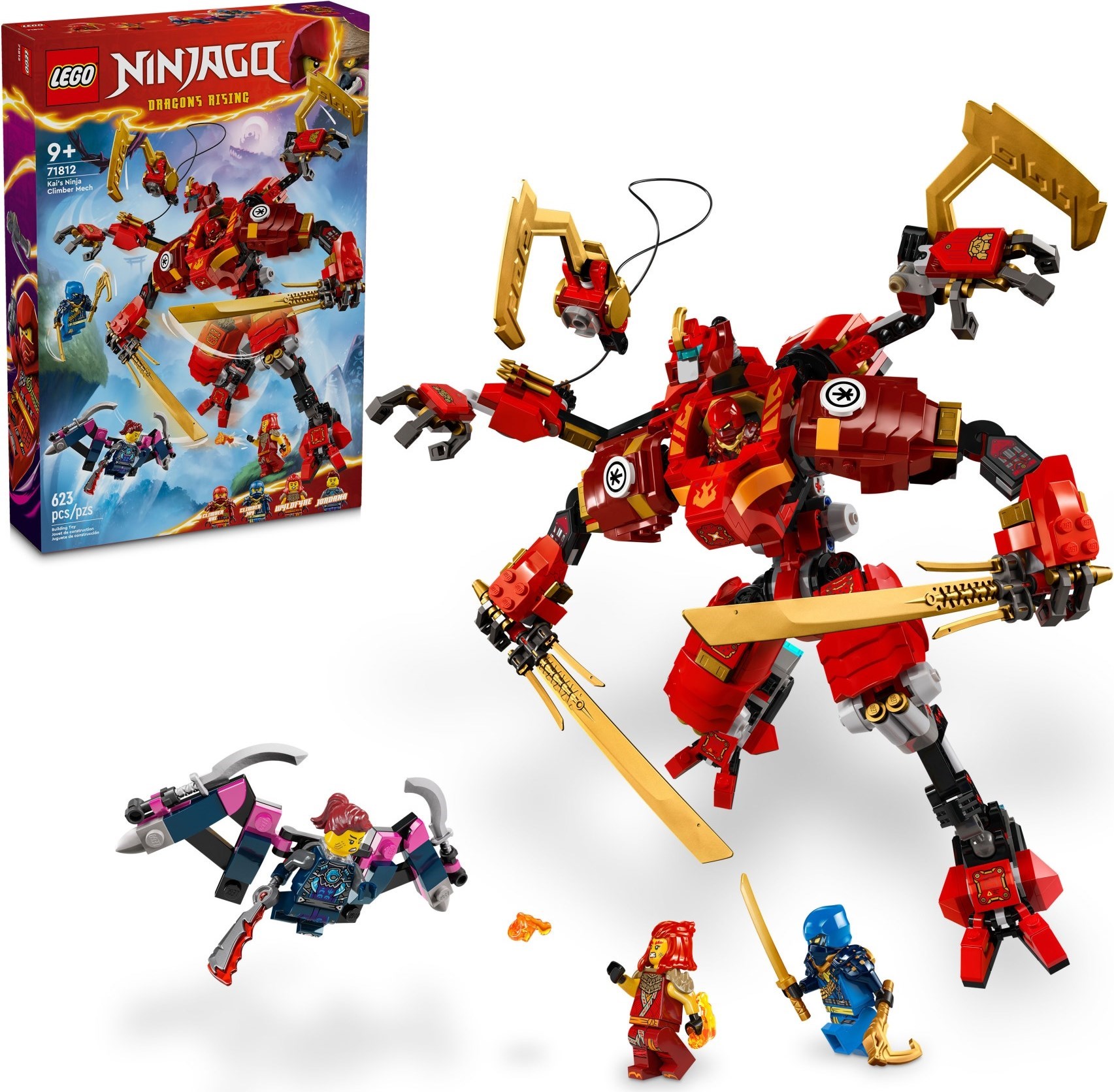 LEGO Ninjago เลโก้ 71812 Kai's Ninja Climber Mech