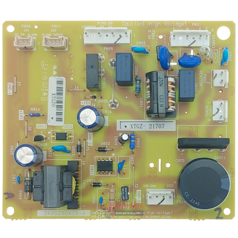 แผงบอร์ดตู้เย็น TOSHIBA(โตชิบา)รุ่น*GR-A32KBZ/GR-A41KBZ/GR-AG41KDZ*อะไหล่แท้*ใช้ได้กับทุกรุ่นที่ทางร้านระบุไว้