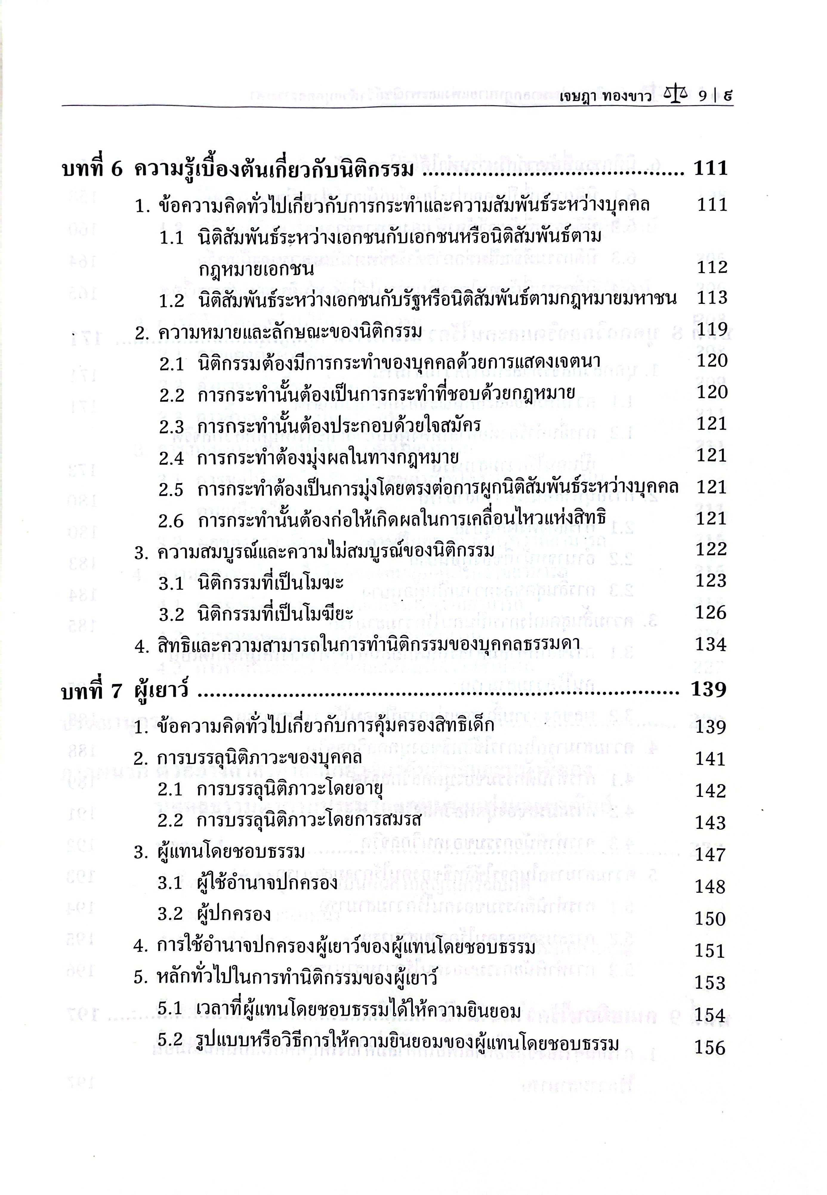 (ห่อปก) คำอธิบาย ป.พ.พ.ว่าด้วย บุคคลธรรมดา (ผศ.เจษฎา ทองขาว)