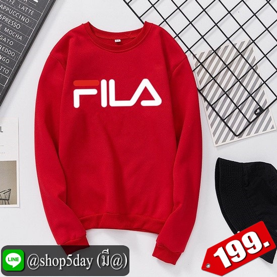 🔥 FILA เสื้อแขนยาวยอดฮิต ใส่ได้ทั้งหญิงและชาย