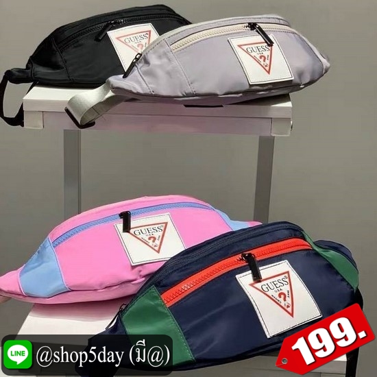 ♨️ กระเป๋าคาดอก-เอว GUESS งานป้าย ผ้าลื่น (2020)