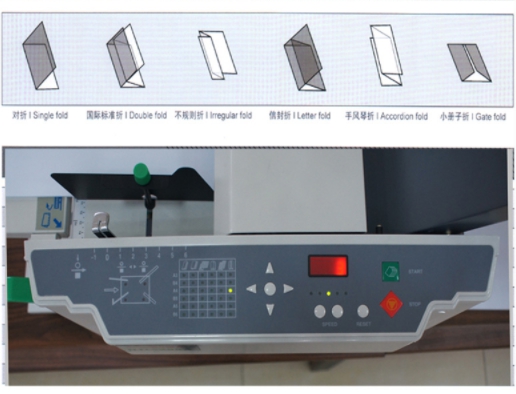 เครื่องพับกระดาษรุ่นRD-298A เครื่องพับกระดาษไฟฟ้าอัตโนมัติ