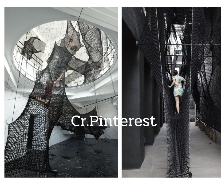 ตาข่ายกันตก Safetynet กันคนตก กันสิ่งของร่วง ตัดตามขนาดที่ต้องการ นำไปใช้งานได้ทันที CargoNets ClimbingNets