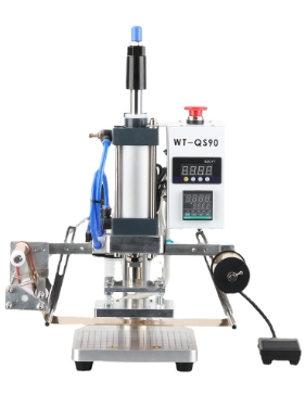 เครื่องปั๊มนูนโลโก้ สกรีนโลโก้ รุ่น WT-QS90