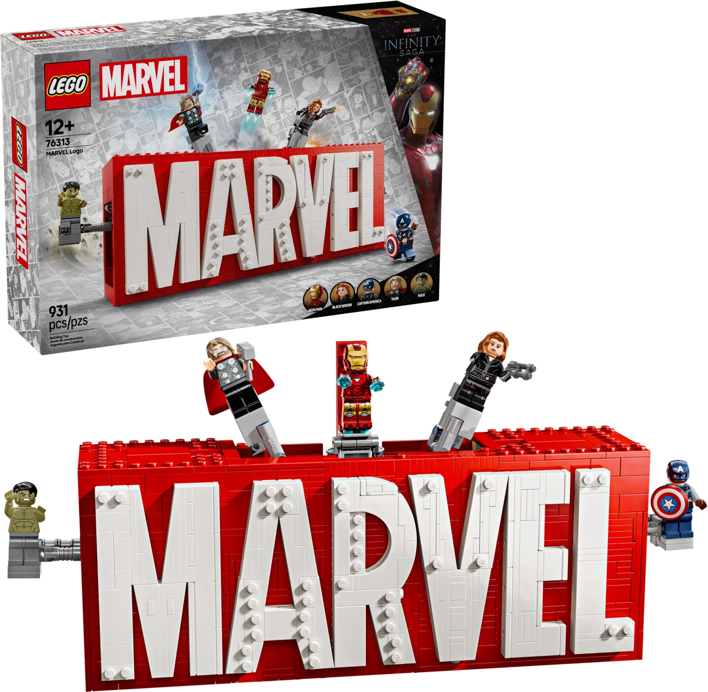 LEGO Super Heroes Marvel เลโก้ 76313 MARVEL Logo