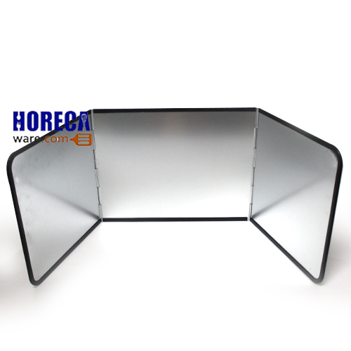 Oil splash guard, 3 channels, aluminum, Boss brand
