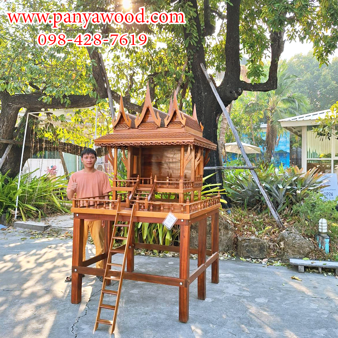 ศาลเจ้าที่เรือนแฝด 3 จั่ว เบอร์ 4