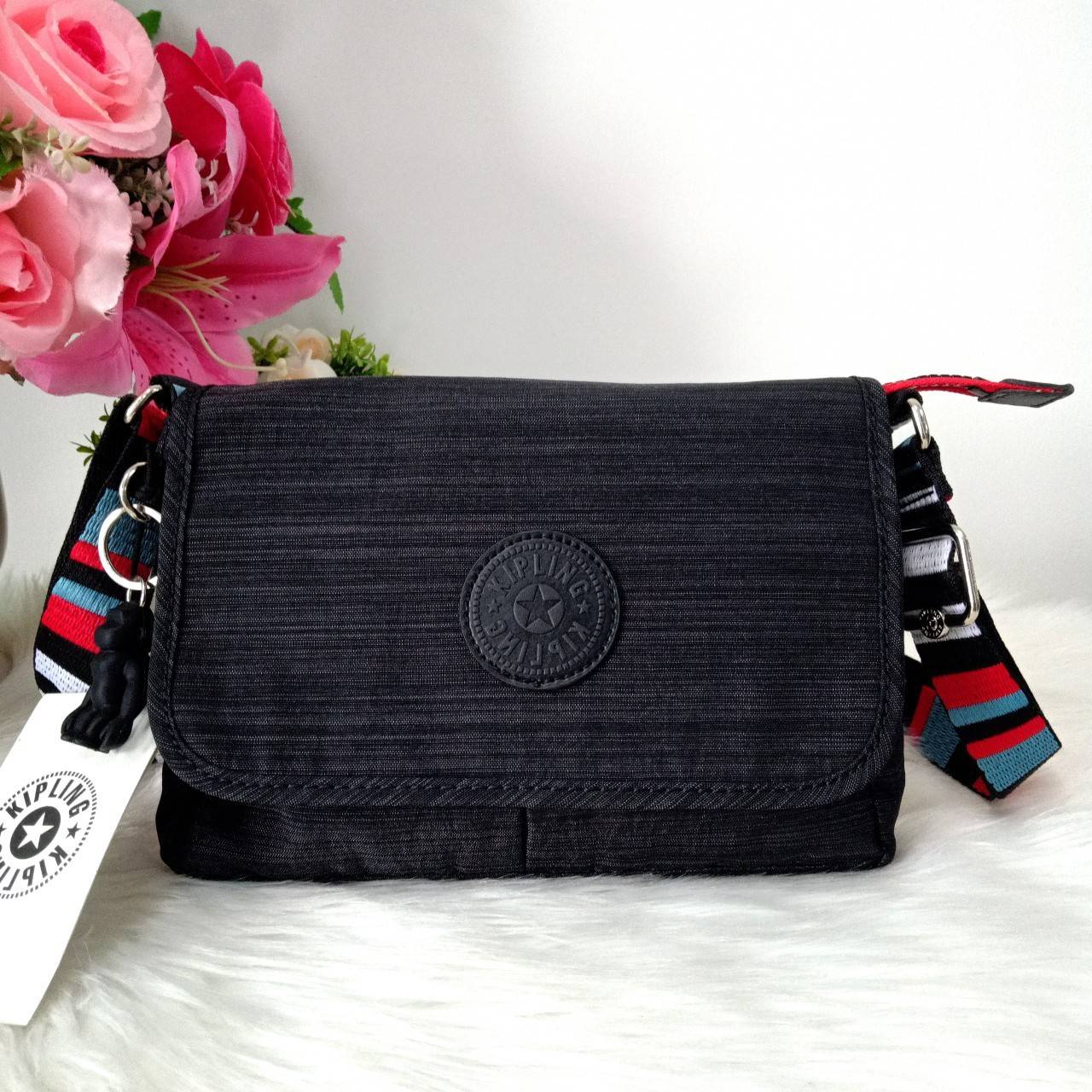 Kipling Shayna กระเป๋าสะพายไหล่ กระเป๋า ไนล่อน แท้