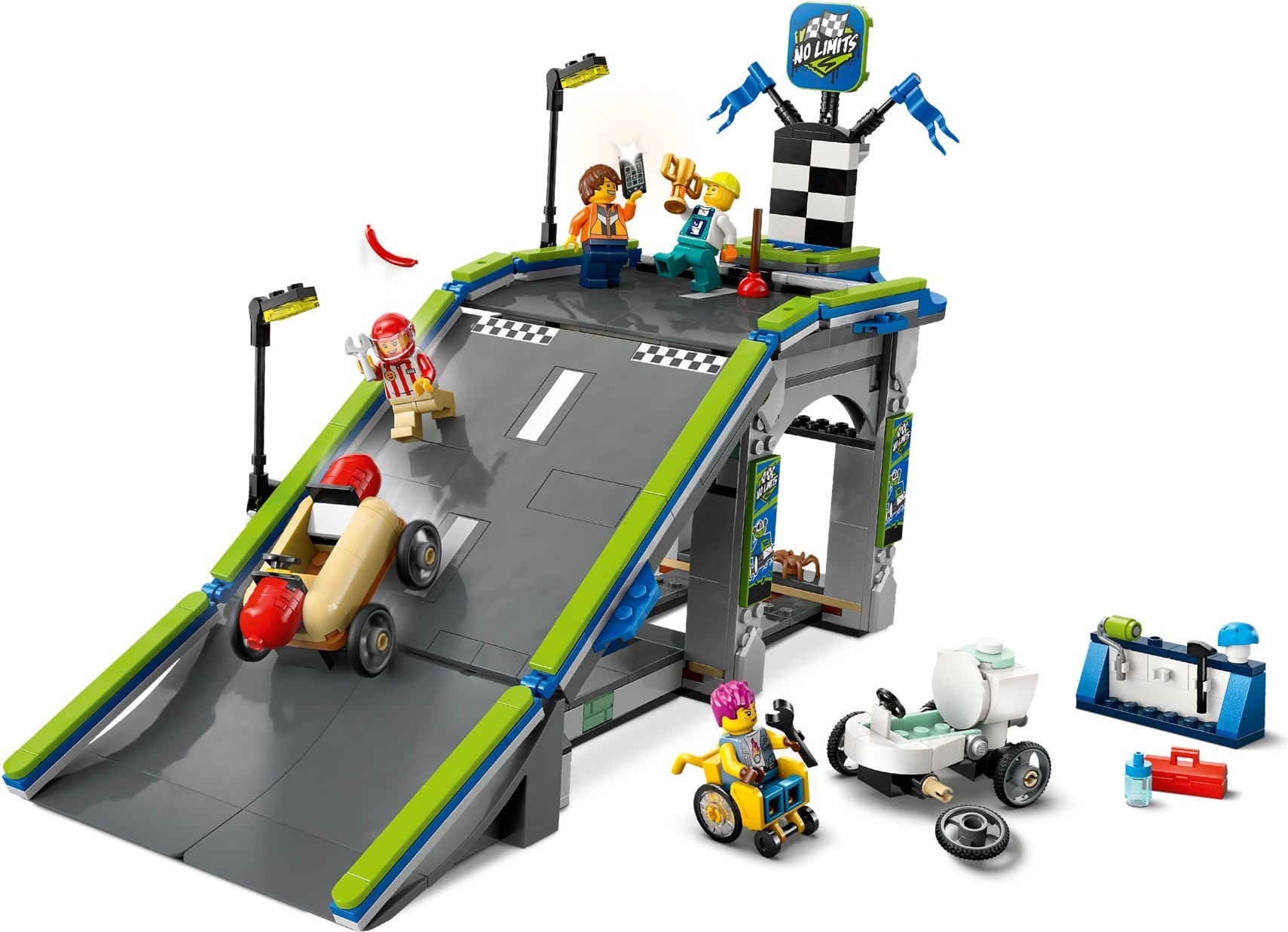 LEGO City เลโก้ 60460 No Limits: Race Car Ramp Track
