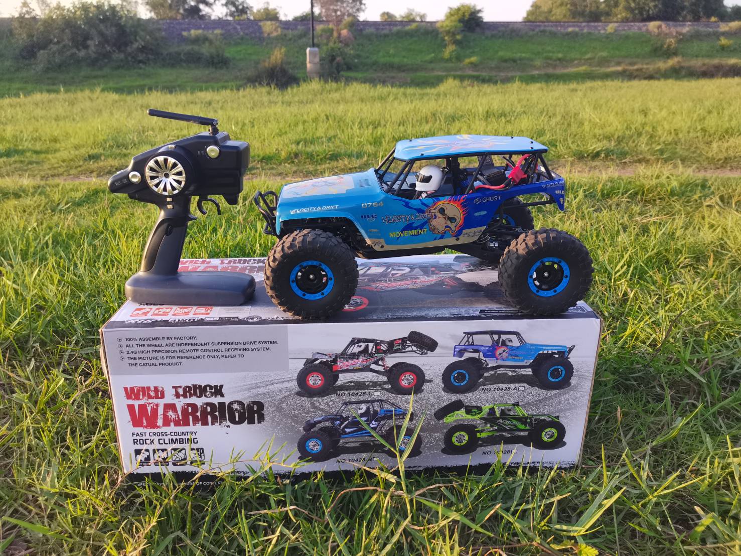WLtoys 10428-A RC รถบังคับวิทยุ 2.4G 1:10 Scale มอเตอร์ 540 แรงบิดเยอะ