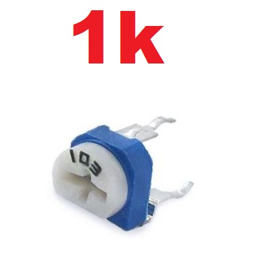 โวลุ่ม เกือกม้า 1k ตัวต้านทานปรับค่าได้ RM065 Trimpot Trimmer Potentiometer adjustable Resistor