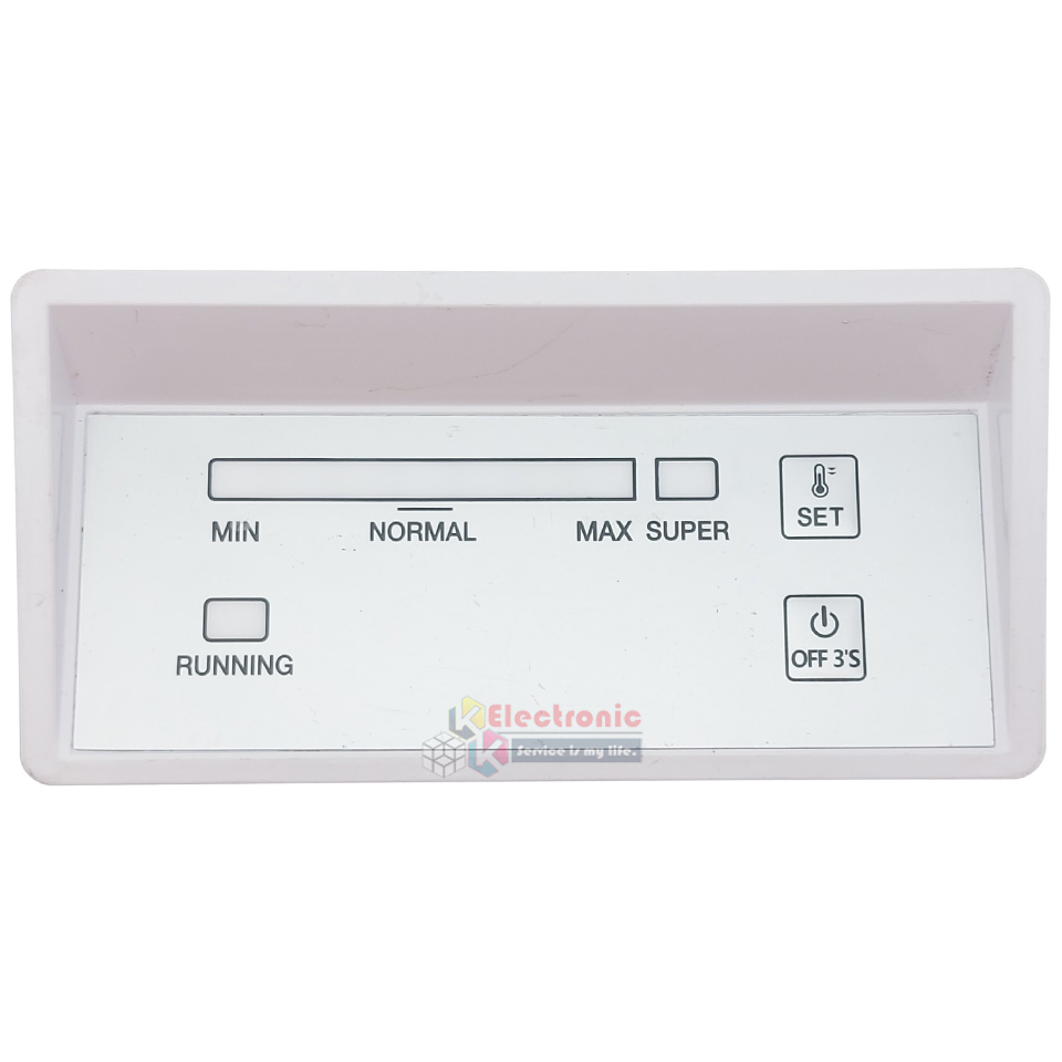 กรอบฝาปุ่มกดตั้งค่าตู้แช่ Sanden Intercool-(ซันเดนท์ อินเตอร์คูล)รุ่น*SNH-0105/SNH-0155/SNH-0205/SNH-0265/SNH-0355/SNH-0455-อะไหล่แท้