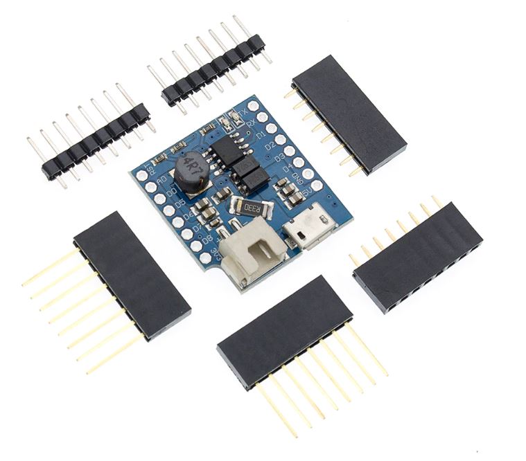 WeMos D1 Mini Battery Shield Lithium Battery Charging Boost With LED Light Module Mini Micro USB Interface