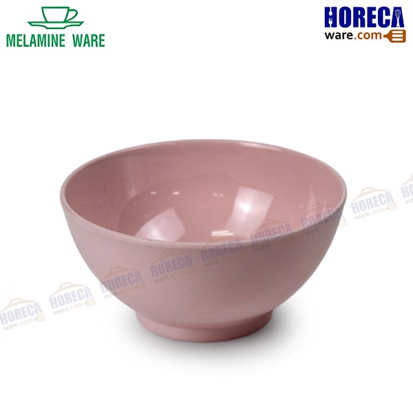 4-inch divided bowl, pink, Melamineware brand