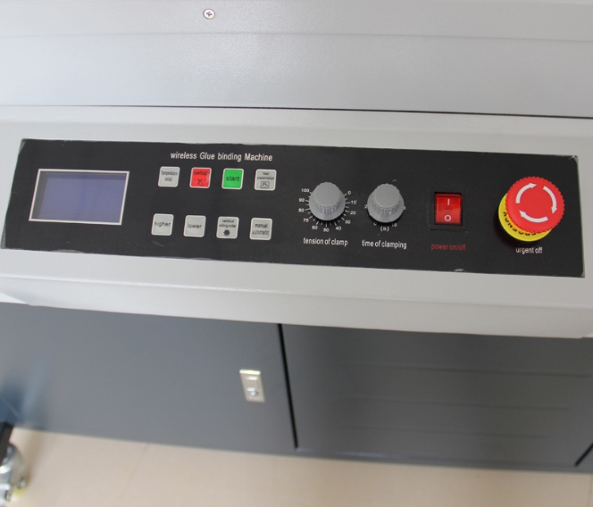 เครื่องเข้าเล่มสันกาวอัตโนมัติยี่้ห้อรุ่น 60R A3 กาวทาข้าง
