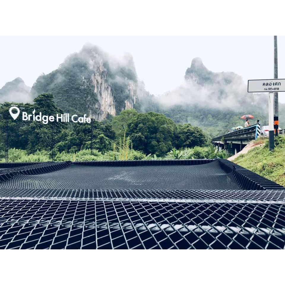 ตาข่ายริมน้ำ ตาข่ายเปลนอนคาเฟ่ 🌈รุ่นหนา 2 ชั้น🌈ขนาด 2 x 2 m.+ เชือกมัดติดตัั้ง🌈