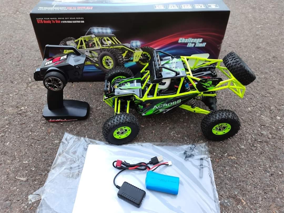 รถบักกี้บังคับวิทยุ WLTOYS 2.4GHZ 4WD 12428A RC ความเร็ว 50kmh ชุดพร้อมเล่น